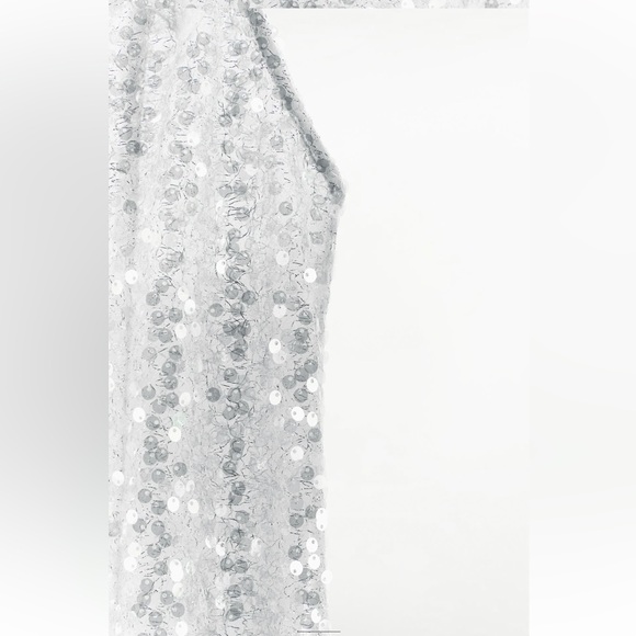 ZARA SEQUIN SLIP DRESS - Picture 12 of 15